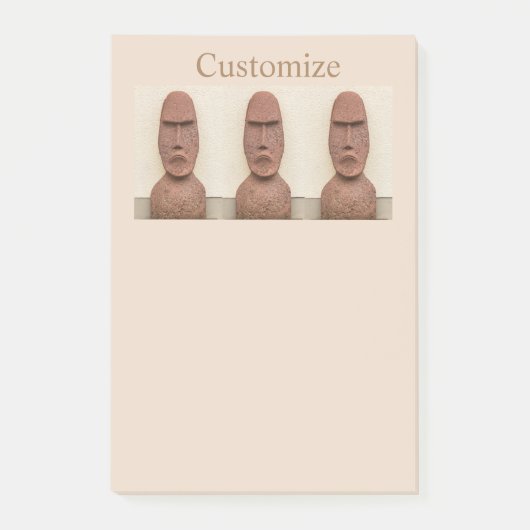 イースターアイランドモアイヘッドサンダー_コーブ ポストイット (正面)