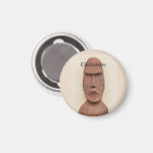 イースターアイランドモアイヘッドサンダー_コーブ マグネット (正面/裏面)