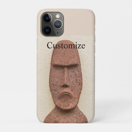 イースターアイランドモアイヘッドサンダー_コーブ Case-Mate iPhoneケース (裏)