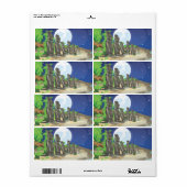 イースターアイランドモアイ ラベル (フルシート)