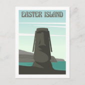 イースターアイランド旅行のお土産 ポストカード (正面)