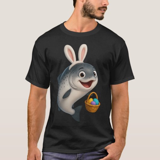 イースターアトランティックサーモン Tシャツ (正面)