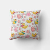 イースターアヒルと卵のパターン クッション (裏面)