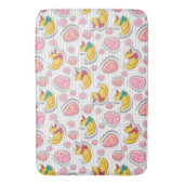 イースターアヒルと卵のパターン バスマット (正面縦)