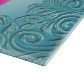 イースターアヒルのガラスまな板 カッティングボード (角)