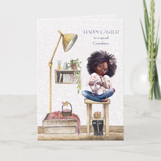 イースターアフリカ系アメリカ人の孫 カード (正面)