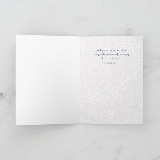 イースターアフリカ系アメリカ人の孫  カード (内部)