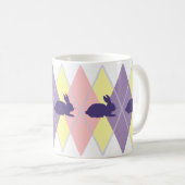 イースターアーガイル コーヒーマグカップ (正面右)