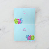 イースターアート シーズンカード (内部)