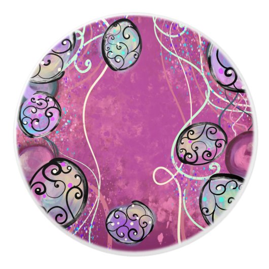 イースターアート セラミックノブ (正面)