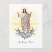イースターイエローイエスキリストフローラ シーズンポストカード (正面)