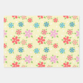 イースターイエローフローラ ラッピングペーパーシート (正面3)