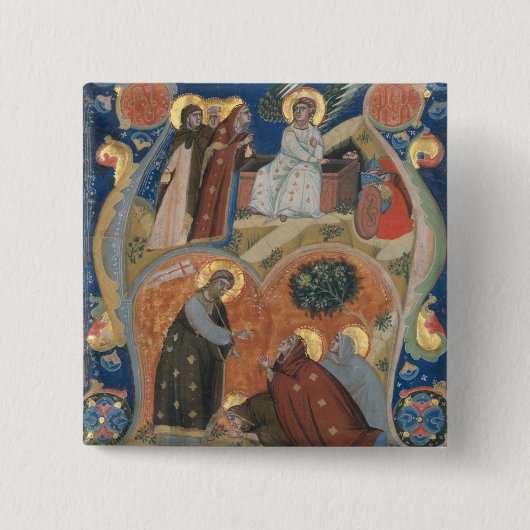 イースターイタリアンのアートネリウスのイルミネーション 缶バッジ (正面)