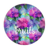 イースターインスパイアフローラガラス板 カッティングボード (正面)