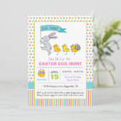 イースターイースターエッグ狩り招待状バニーパレード 招待状 (スタンド正面)