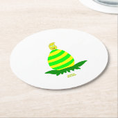 イースターウィズラウンド紙コースター ラウンドペーパーコースター (アングル)
