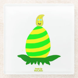 イースターウィッシュズガラスコースター ガラスコースター