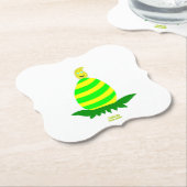 イースターウィッシュズブラケット紙コースター ペーパーコースター (アングル)