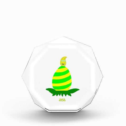 イースターウィッシュ八角形フォトブロック フォトブロック (正面)