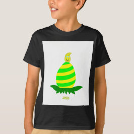 イースターウィッシュ少年ブラックベーシックTシャツ Tシャツ