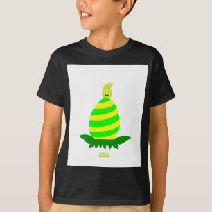 イースターウィッシュ少年ブラックベーシックTシャツ Tシャツ