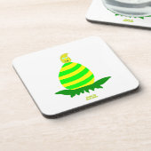 イースターウィッシュ懸命プラスチックコースター コースター (左側)