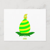 イースターウィッシュ葉書 ポストカード (正面)