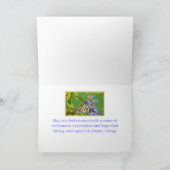 イースターウィッシュ/(昆虫)オオカバマダラ、モナーク蝶の花/お気に入り シーズンカード (内部)