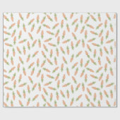 イースターウォーターカラーニンジン包装紙 ラッピングペーパー (フラット)