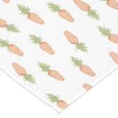 イースターウォーターカラーニンジン ショートテーブルランナー (コーナー)