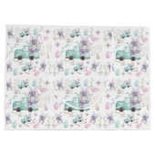 イースターウォーターカラーバニートラック ラージペーパーバッグ (裏面)