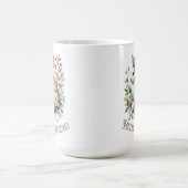 イースターウォーターカラーバニー&エッグ コーヒーマグカップ (中央)