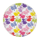 イースターウサギが付いているパターン カッティングボード (正面)