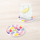 イースターウサギが付いているパターン コースター (側面)