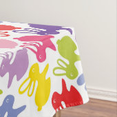 イースターウサギが付いているパターン テーブルクロス (インサイチュ)