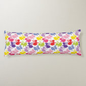 イースターウサギが付いているパターン ボディピロー (裏面)