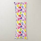 イースターウサギが付いているパターン ボディピロー (正面縦)