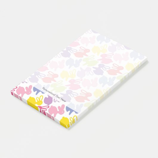 イースターウサギが付いているパターン ポストイット (アングル)