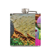 イースターウサギとゴルフボールバスケット フラスク (裏面)