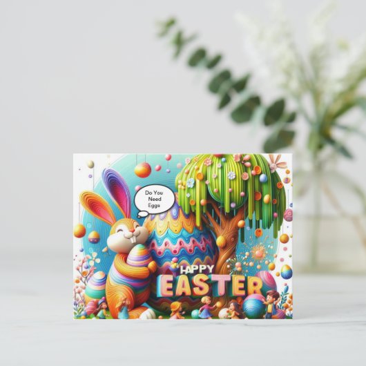 イースターウサギはいつも希望と魔法 シーズンポストカード (スタンド正面)