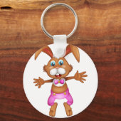 イースターウサギ キーホルダー (正面)