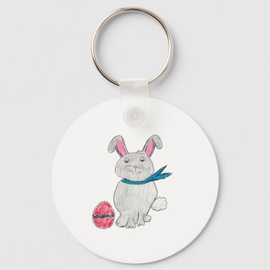 イースターウサギ キーホルダー (正面)
