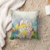 イースターウサギ クッション (ブランケット)