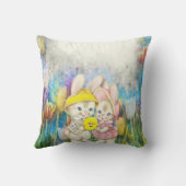 イースターウサギ クッション (裏面)