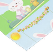 イースターウサギ ショートテーブルランナー (コーナー)