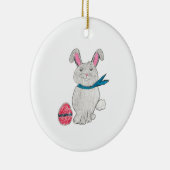 イースターウサギ セラミックオーナメント (右)
