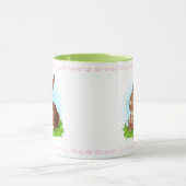 イースターウサギ マグカップ (中央)