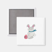 イースターウサギ マグネット (正面/裏面)