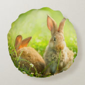 イースターウサギ ラウンドクッション (裏面)