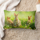 イースターウサギ ランバークッション (ブランケット)